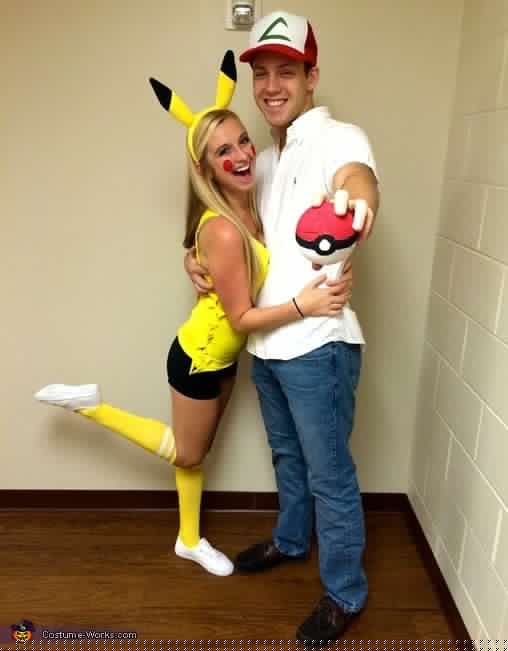 Ash & Pikachu.
