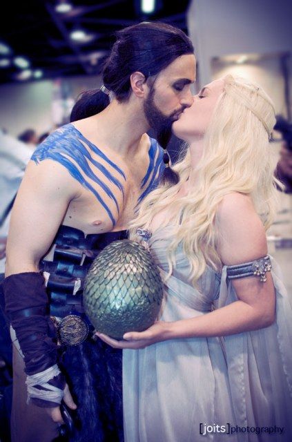 Khaleesi and Khal Drogo inspired Halloween Costume. 