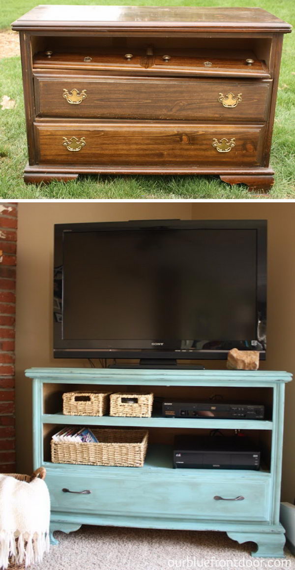 Old Dresser Tv Stand