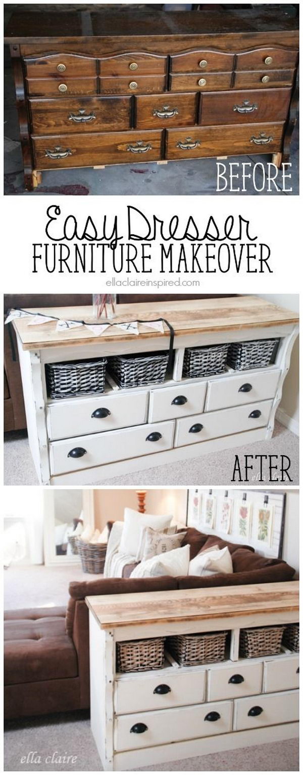 Amazing DIY Ideas To Transform Your Old Furniture Hative
