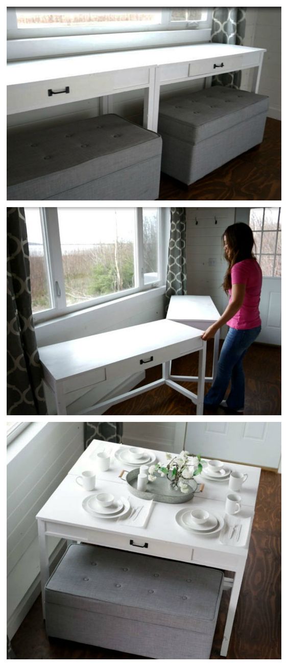 DIY Convertible Desk. 