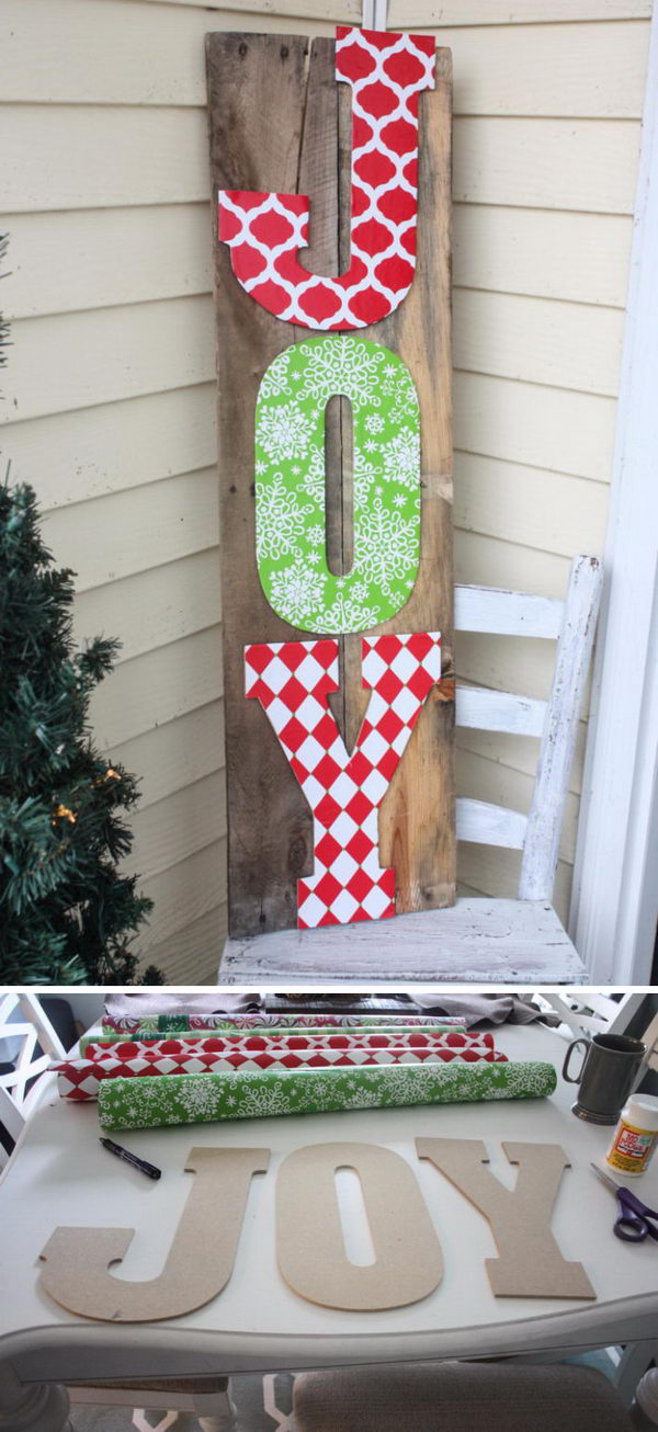 Awesome DIY Christmas Decorations Made From Pallets  Hative