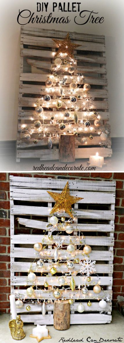 Awesome DIY Christmas Decorations Made From Pallets 2023