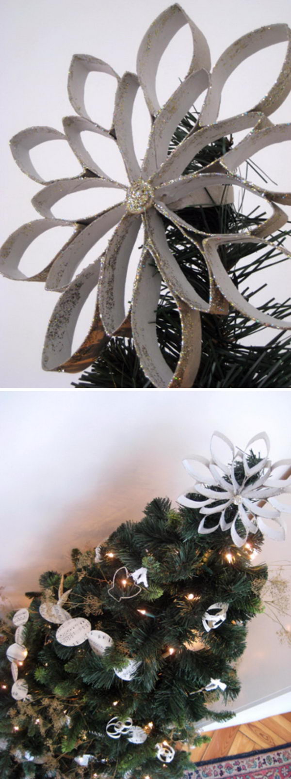 Awesome DIY Christmas Tree Topper Ideas & Tutorials Hative