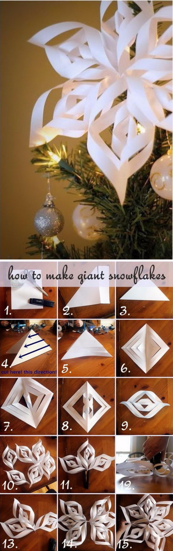 Awesome DIY Christmas Tree Topper Ideas & Tutorials Hative