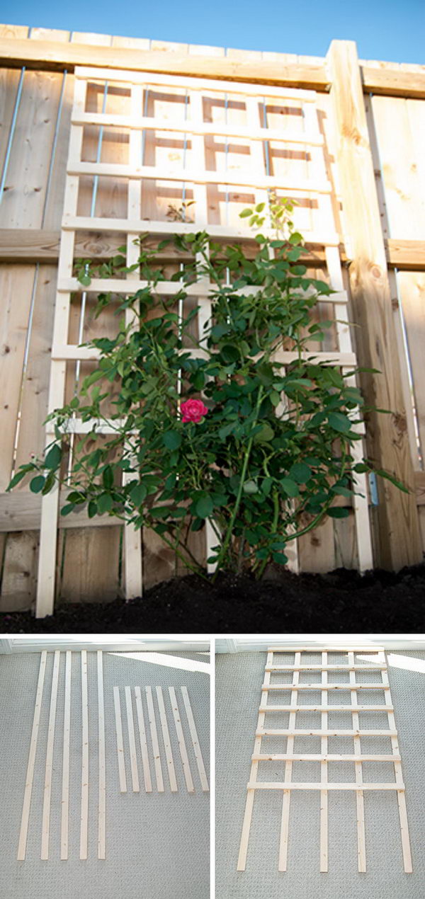 20+ Awesome DIY Garden Trellis Projects - Hative