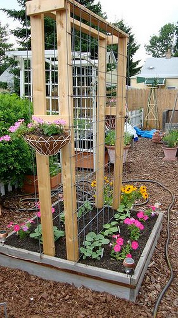 20+ Awesome DIY Garden Trellis Projects - Hative