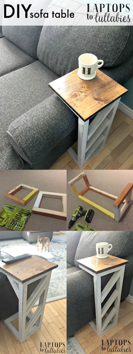 20 Easy Diy Console Table And Sofa Table Ideas Hative