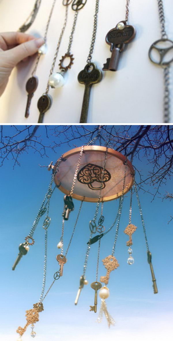 DIY Steampunk Wind Chime. 