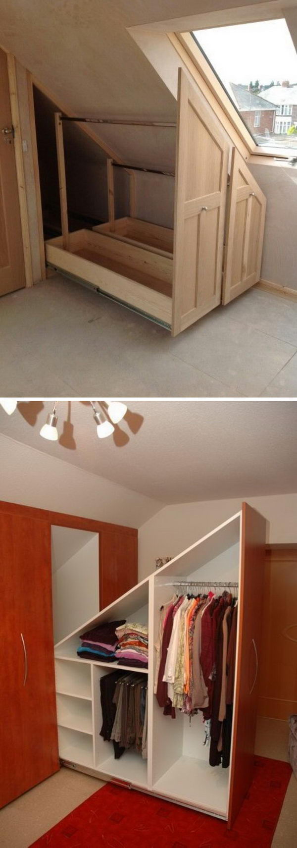 20+ Clever Storage Ideas For Your Attic Hative