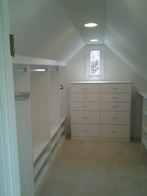 Add A Little Dresser In The Walk-In Attic Closet. 