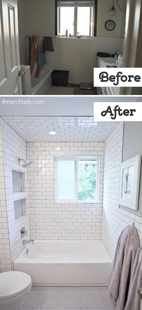 50 Gorgeous Bathroom Makeovers With Before And After Photos