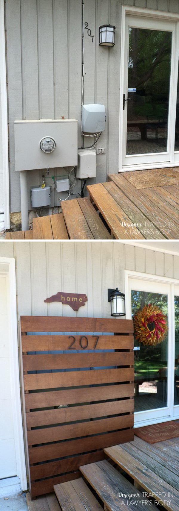 Accessorize a Giant Eye-Sore with DIY Rustic Box Cover. 