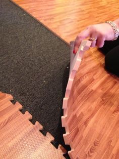 Foam Flooring That Looks Like Wood. 