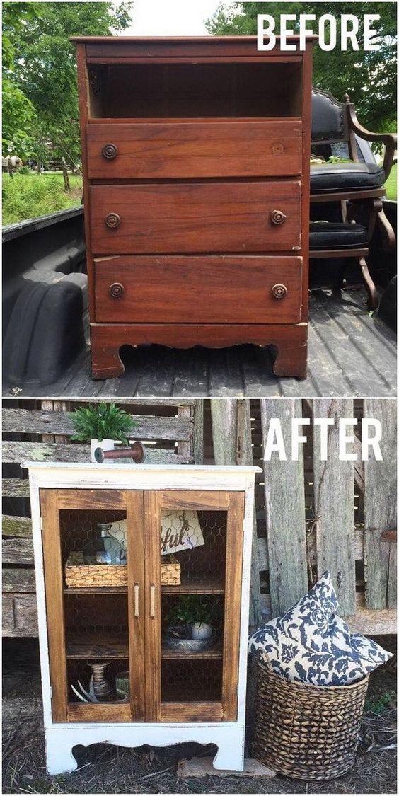 30 Fabulous Furniture Makeover DIY Projects - Hative