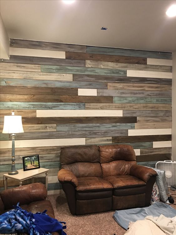 Living Room Wood Accent Walls