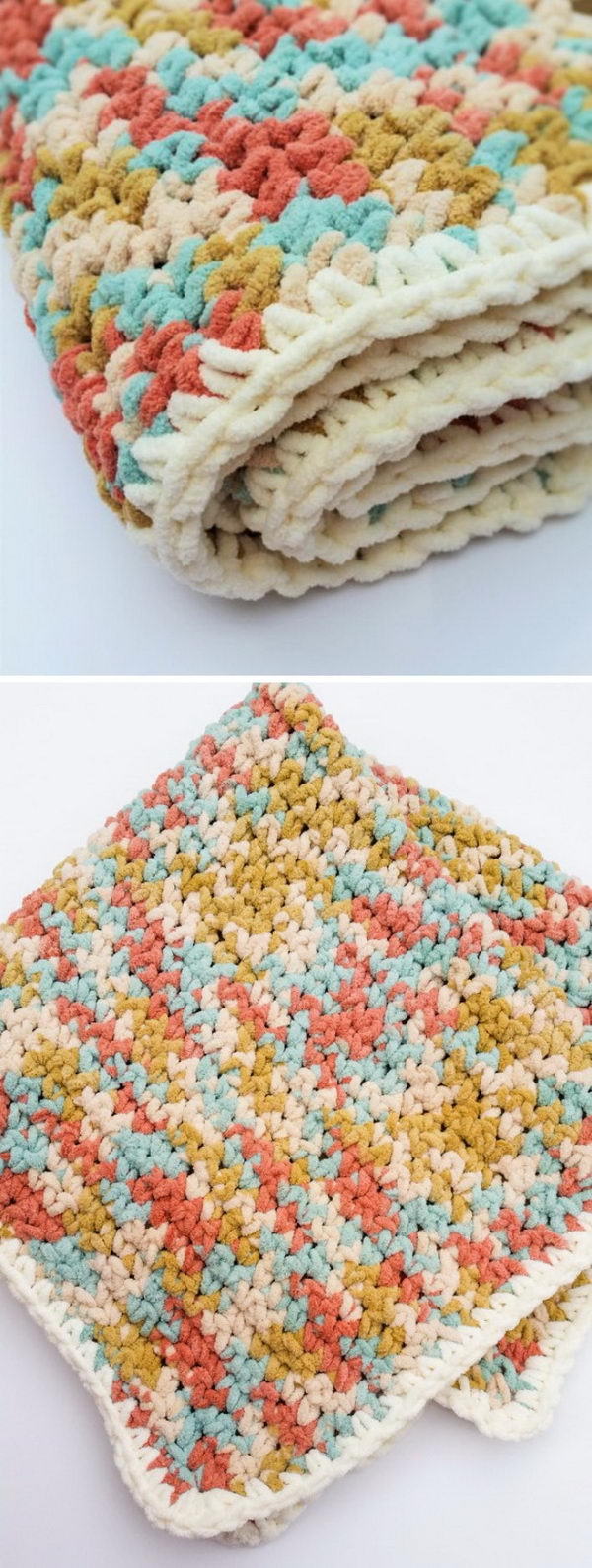 Easy Crochet Baby Blanket One Color Crochet Patterns