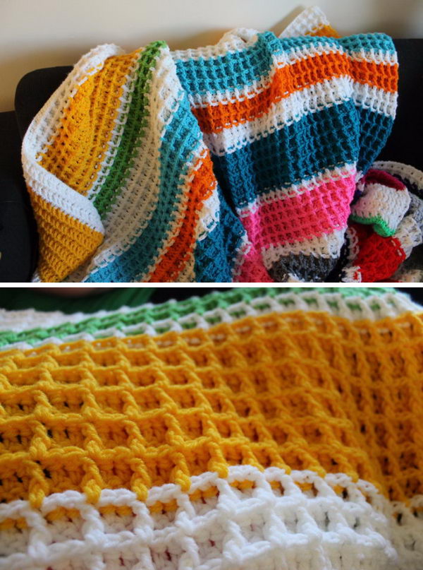 30 Free Crochet Patterns For Blankets Hative