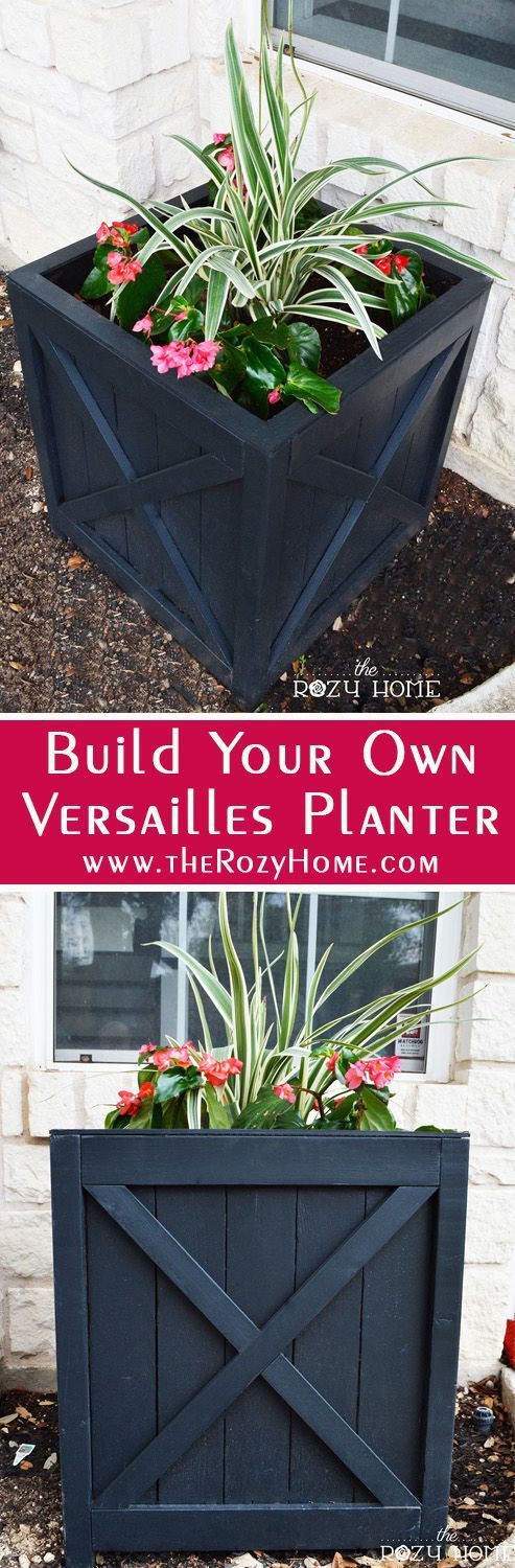 DIY Versailles Planter Box. 