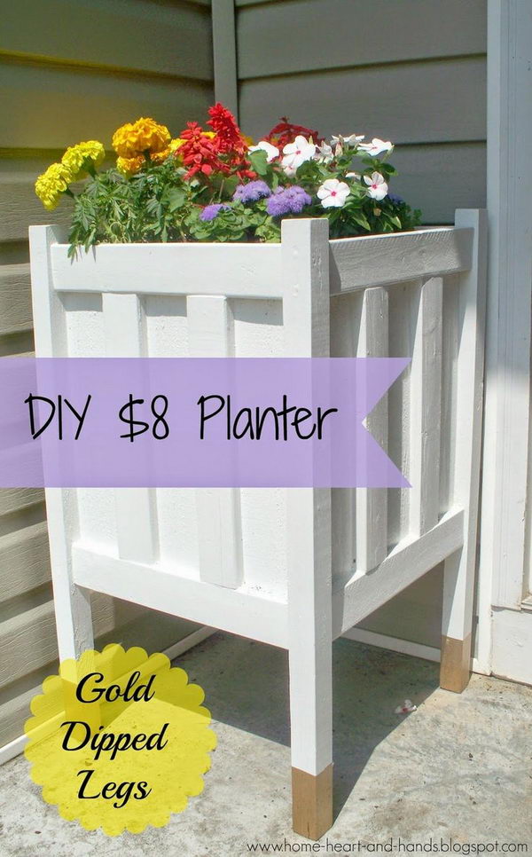 30+ Creative DIY Wood and Pallet Planter Boxes To Style Up Your Home - Hative