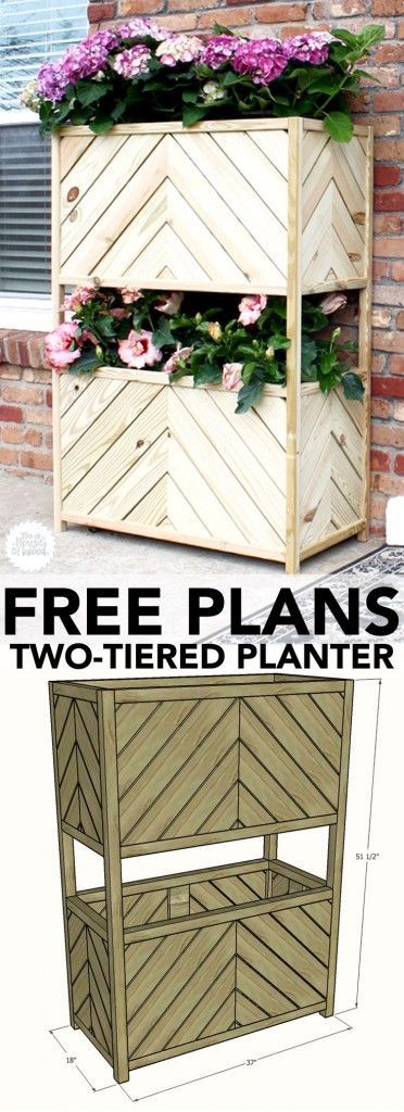 30+ Creative DIY Wood and Pallet Planter Boxes To Style Up ...