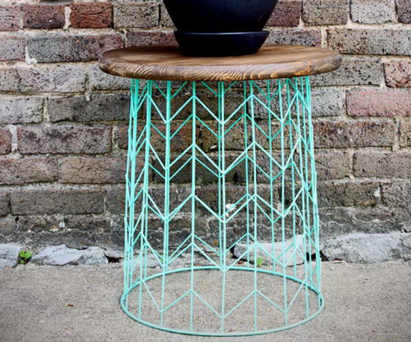 40 Awesome Diy Side Table Ideas For, Small Patio End Table