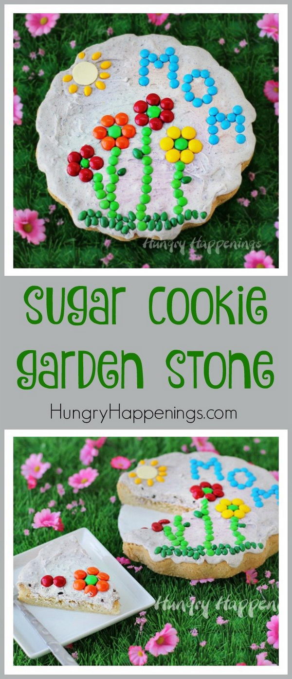 Sugar Cookie Garden Stone for Mother’s Day. 