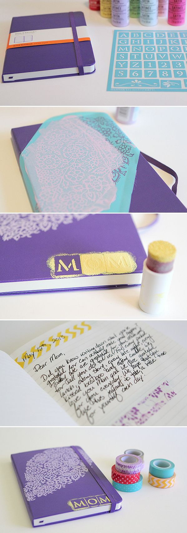 DIY Gratitude Journal For Mom. 