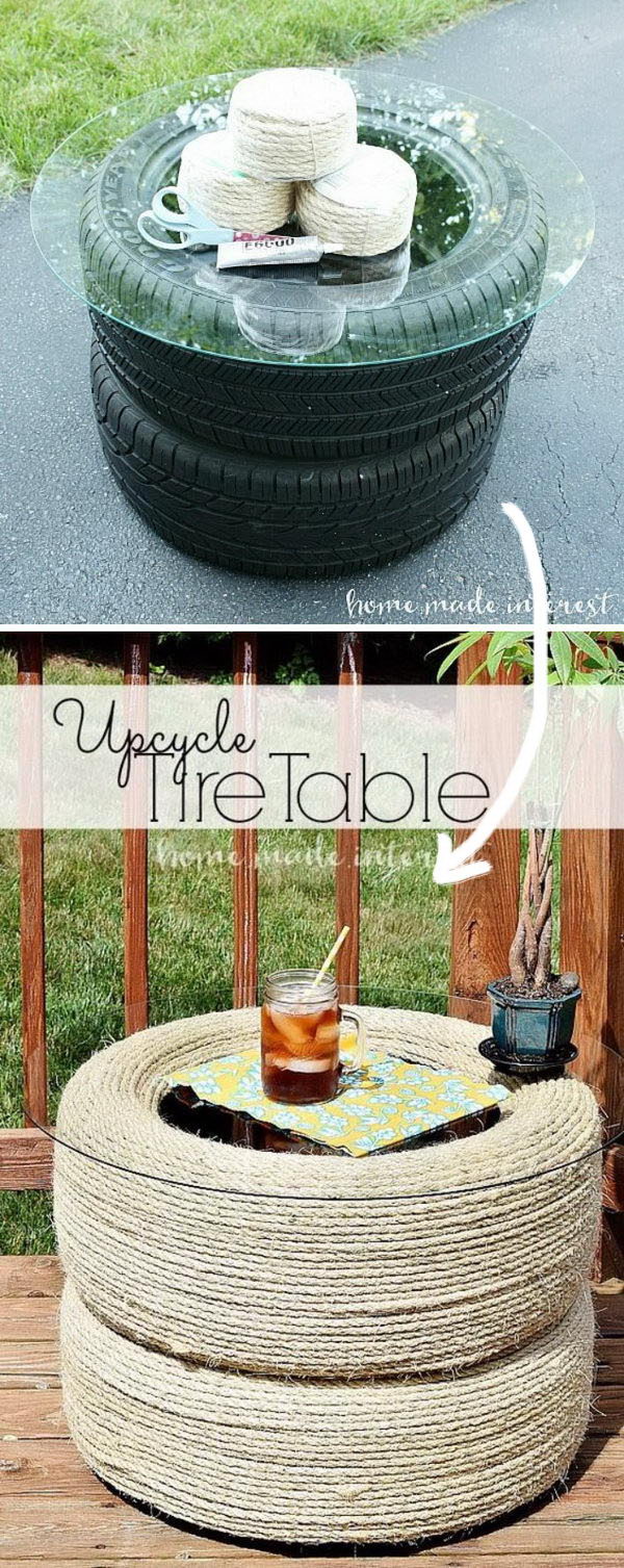 40+ Awesome DIY Side Table Ideas for Outdoors and Indoors ...