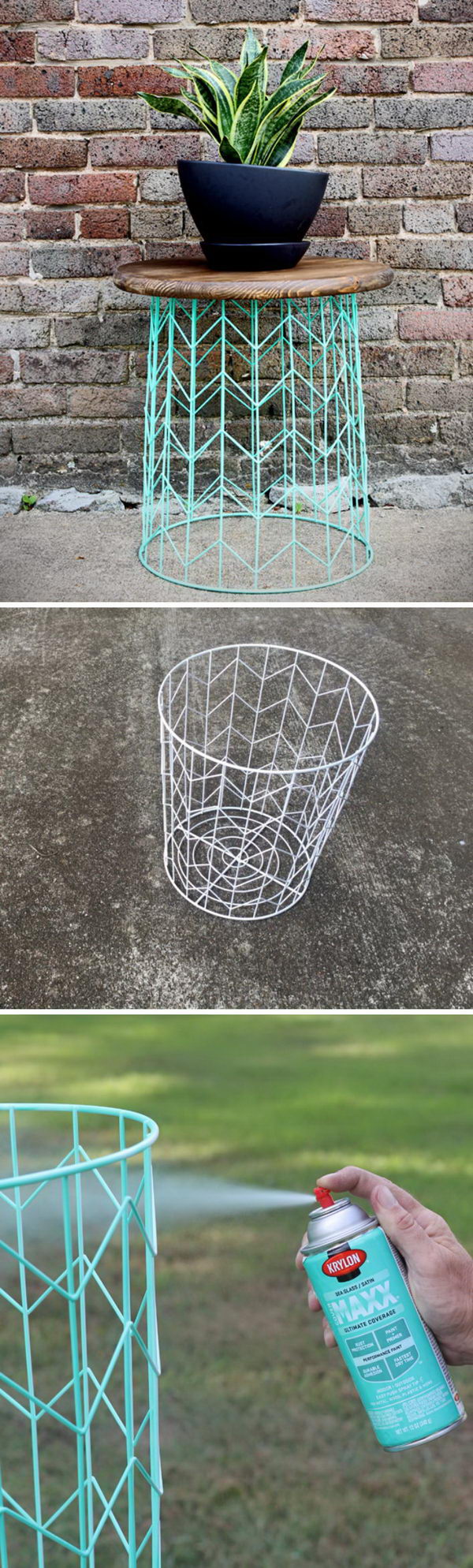 40+ Awesome DIY Side Table Ideas for Outdoors and Indoors Hative