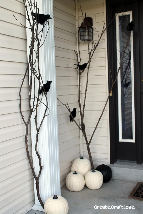 50 Halloween Front Porch Decorations Hative 