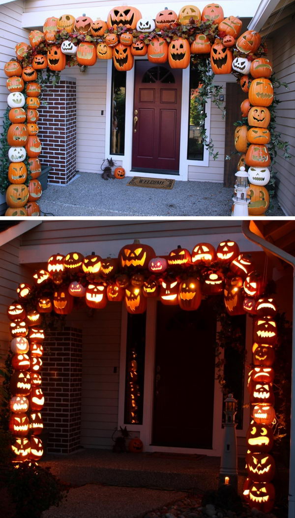 50 Halloween Front Porch Decorations Hative 50-halloween-front-porch-decorations-hative
