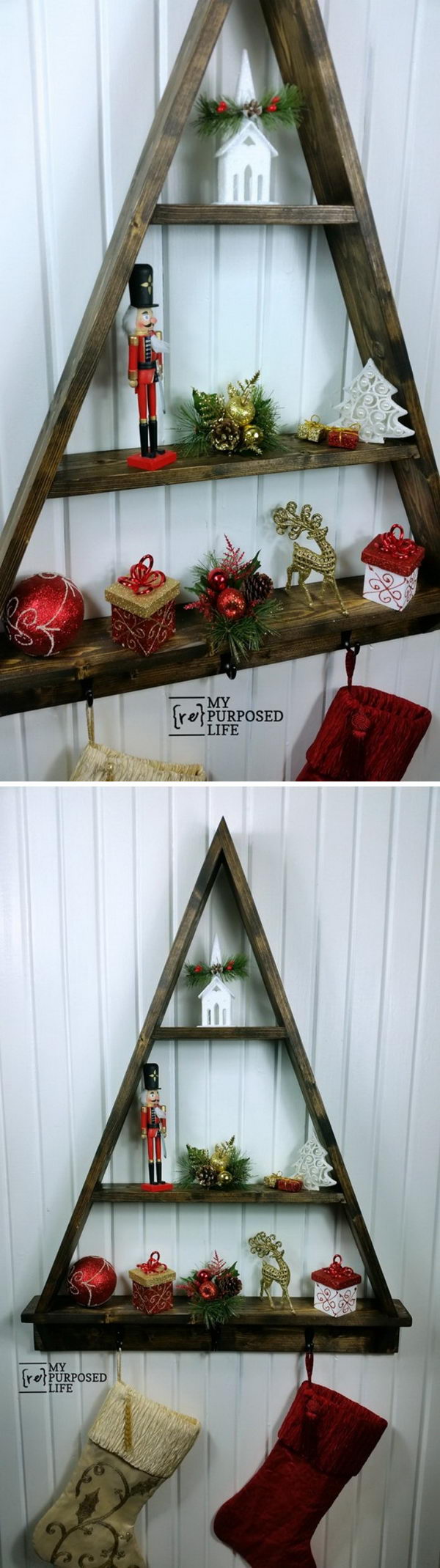 30 Diy Stocking Holders For Christmas Decoration Hative