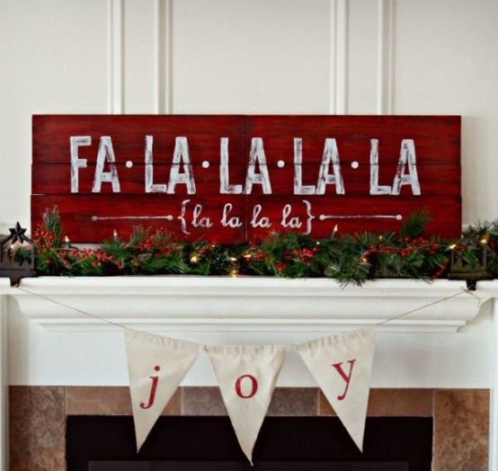 DIY Merry Christmas Sign. 