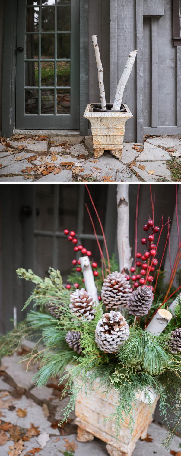 50 Beautiful Rustic Christmas Decorations  Hative