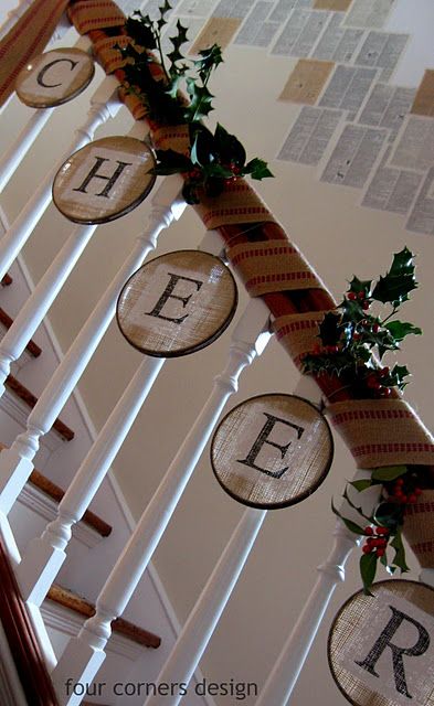 Painted Burlap Stretched In A Metal Embroidery Hoop. 