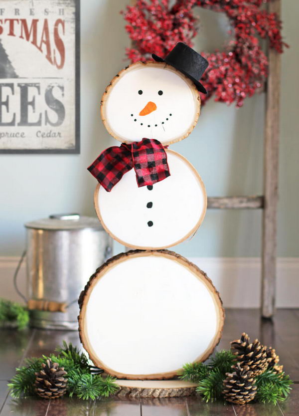 45 Adorable Snowman Diy Ideas For Christmas Decoration Hative