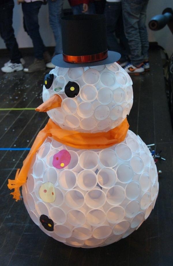 Snowman Plastic Cups 2021