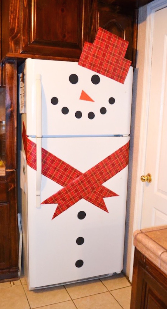 Garage Door Snowman 2021