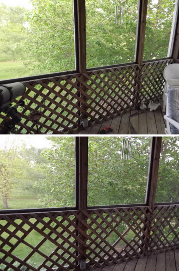 The Lattice Porch Panels Makeover. 