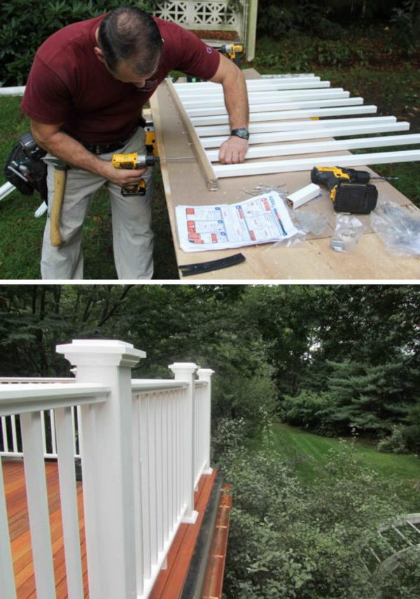 Classic Deck Railings. 