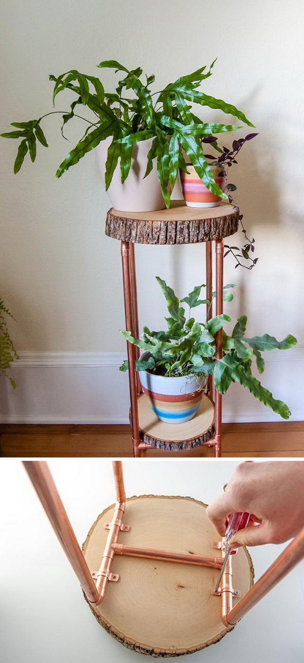 25 Diy Plant Stands With Thrift Store Finds Hative