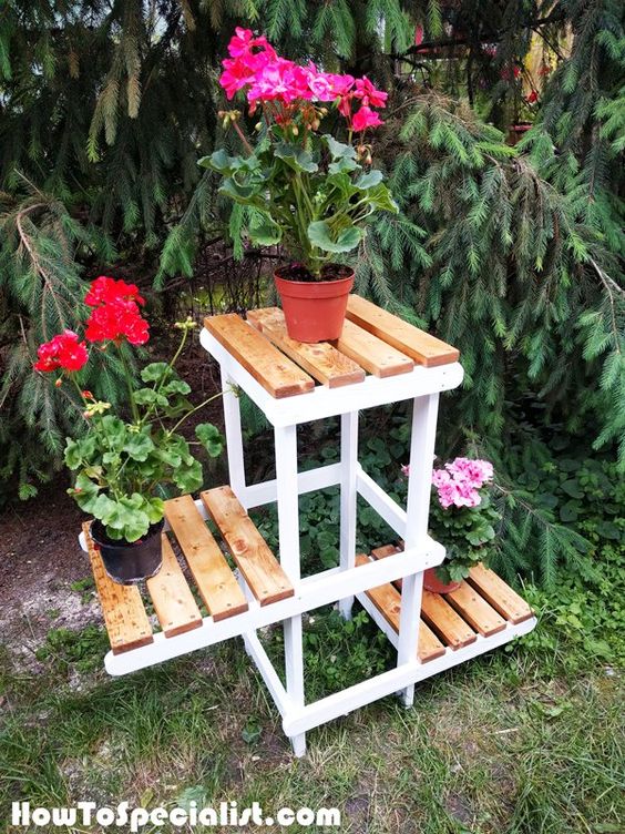 diy pallet 3 tier vertical planter pallet furniture plans