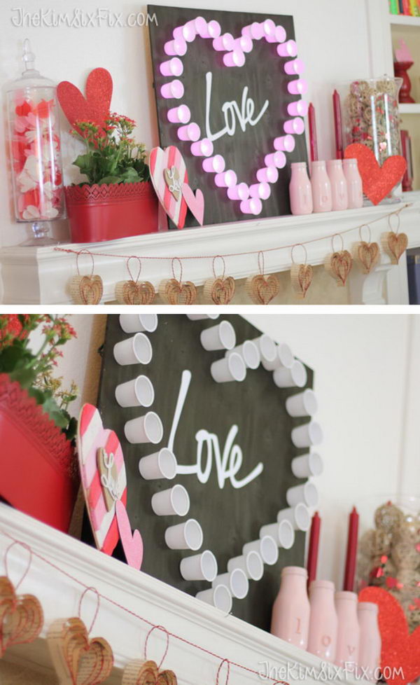 DIY K-Cup Marquee Light. 