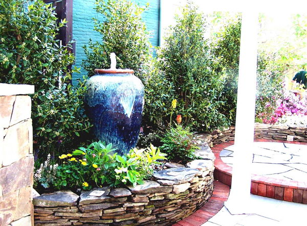 40 Great Water Fountain Designs For Home Landscape - Hative on Feature Plants For Front Garden
 id=46348