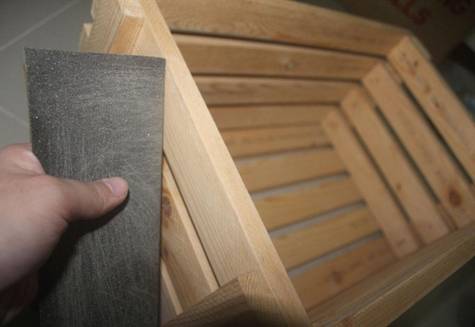 DIY Hanging Shelves Made of Recycled Wooden Crates. 