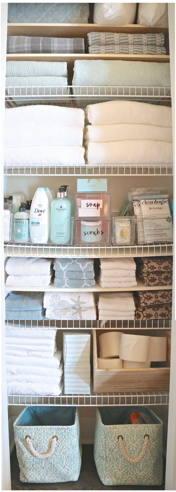 Linen Closet Organizing: Create More Storage. 