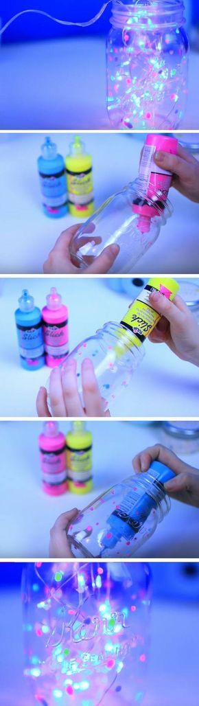 DIY Fairy Glow Jar. 