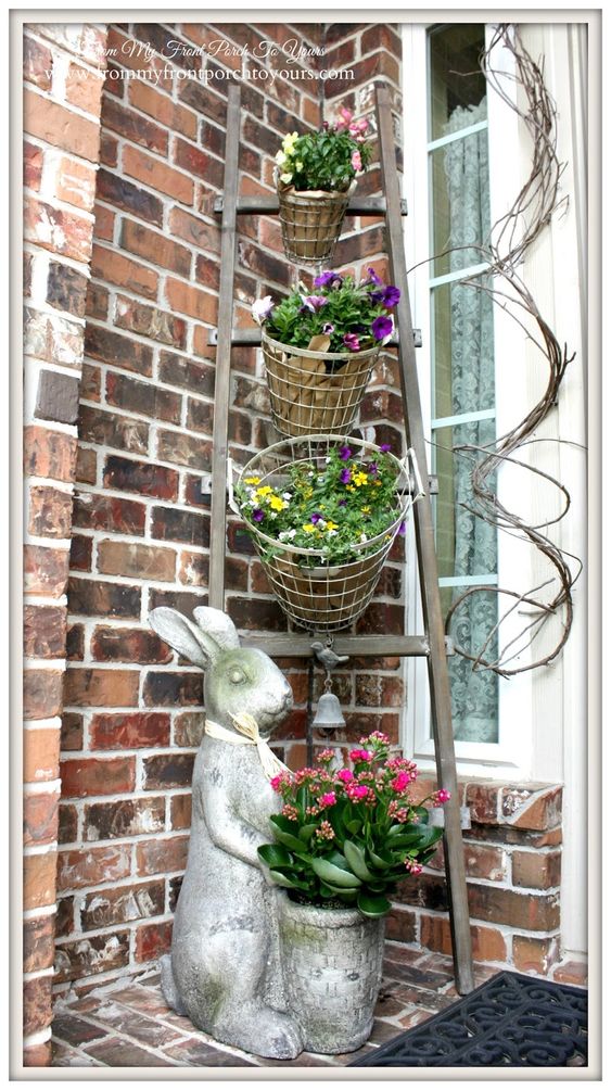 30 DIY Easter Outdoor Decorations - Hative