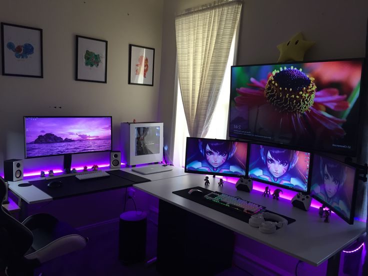 Futuristic Best Gaming Room Color for Gamers